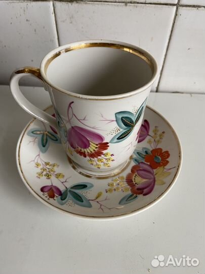 Бронь Чайная пара с большой чашкой Вербилки