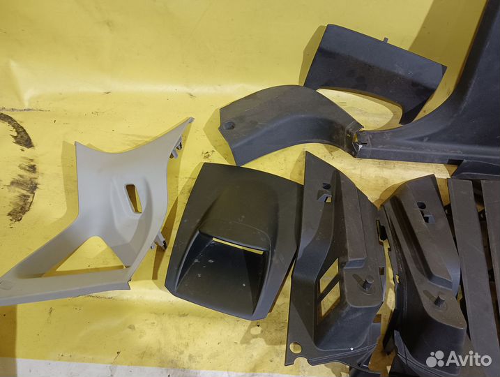 Обшивка накладка салона ford fiesta (2008)