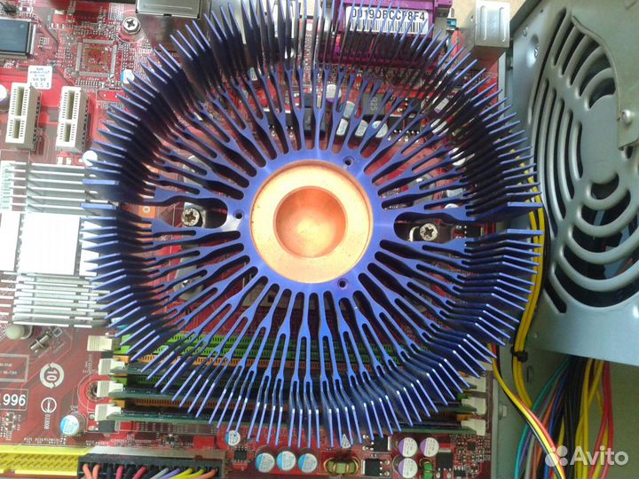 Материнская плата MSI AM2+процессор+память+кулер