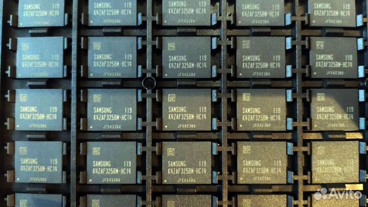 Чипы памяти Samsung k4zaf325bm-HC14 gddr6