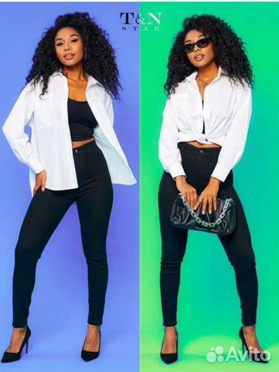 Рубашка женская оверсайз