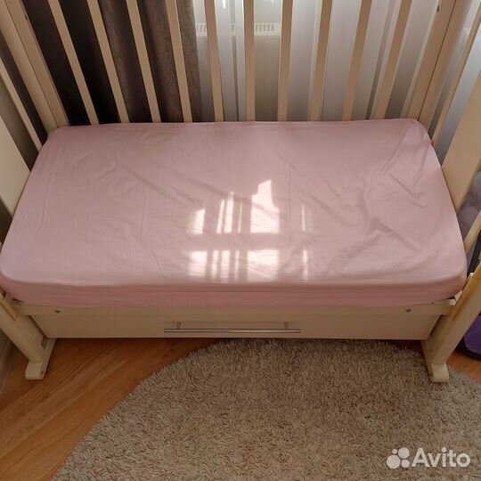 Матрас детский 120 на 60, двусторонний