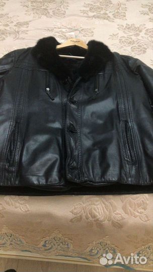 Дубленка натуральная кожа мужская