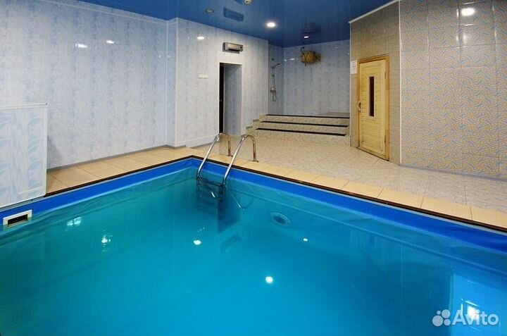 Баня сауна с бассейном