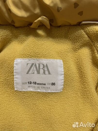 Куртка zara 86-92