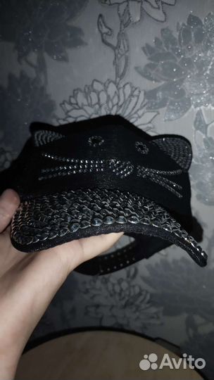 Кепка детская новая для девочки блестящая