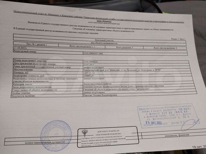 Участок 12 сот. (ИЖС)