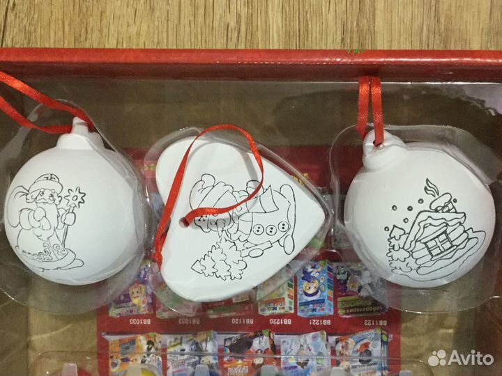 Набор Елочные Украшения Bondibon новый