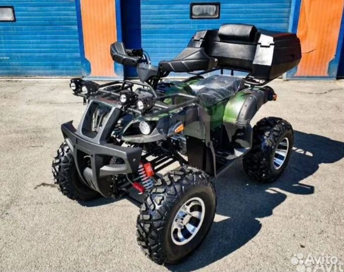 Квадроцикл Grizzly 250cc зеленый кмф