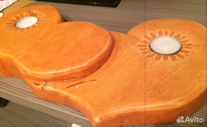 Подсвечник дерево, ручная работа