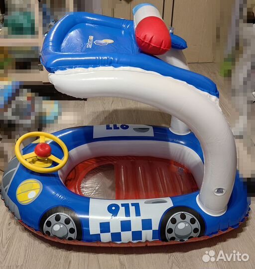 Детская надувная лодка Bestway с тентом