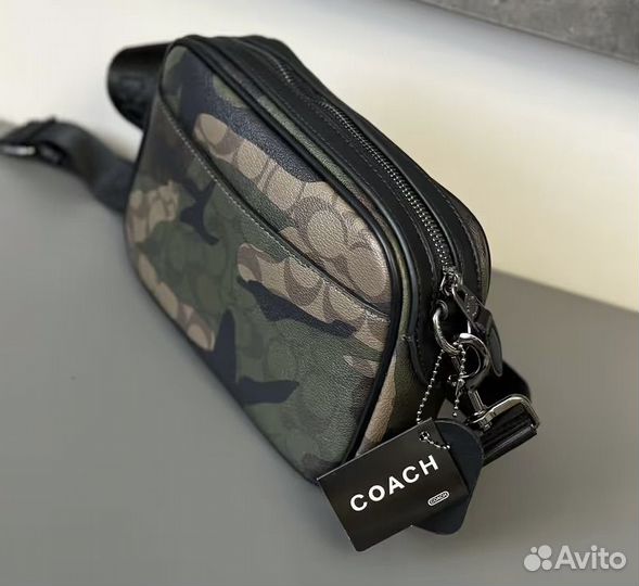 Coach сумка мужская хаки новая