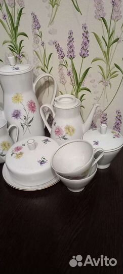 Чайно кофейный сервиз гдр