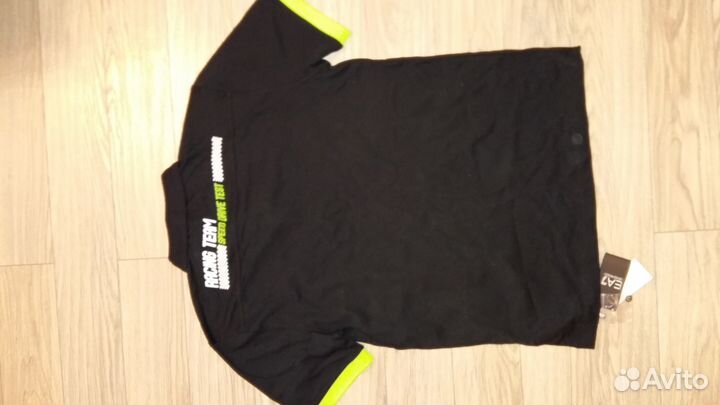 EA7 поло новый черный оригинал