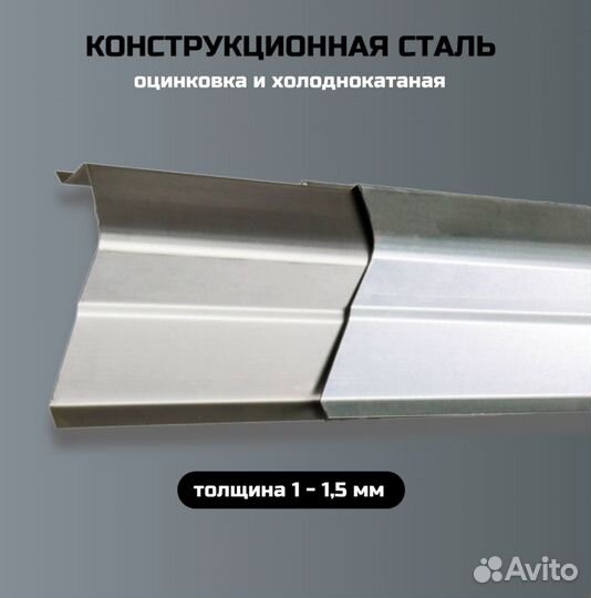 Пороги ремонтные Mitsubishi Airtrek 1