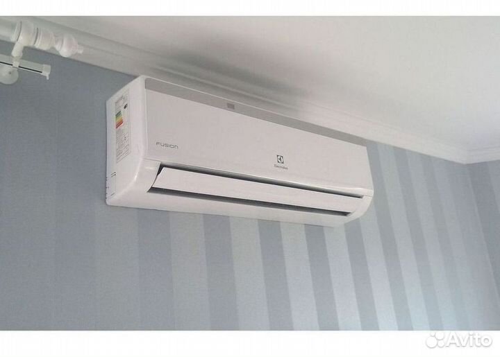 Сплит система с установкой