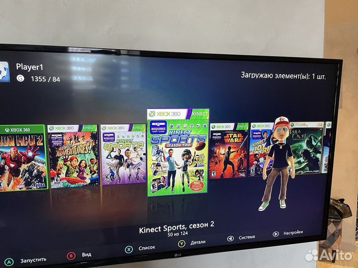 Xbox 360 30 игр +кинект