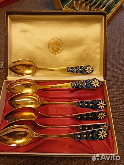 Ложки чайные серебро СССР