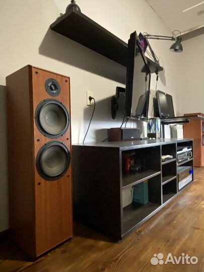 Акустические колонки jamo, ресивер harman kardon