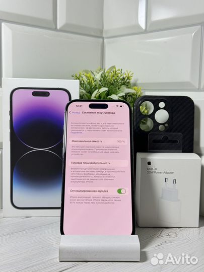 iPhone 14 Pro 256gb акб 100 2Физ сим