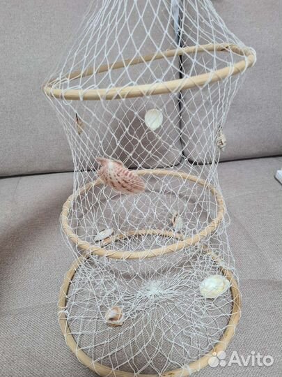 Декоративная сетка - морская тематика