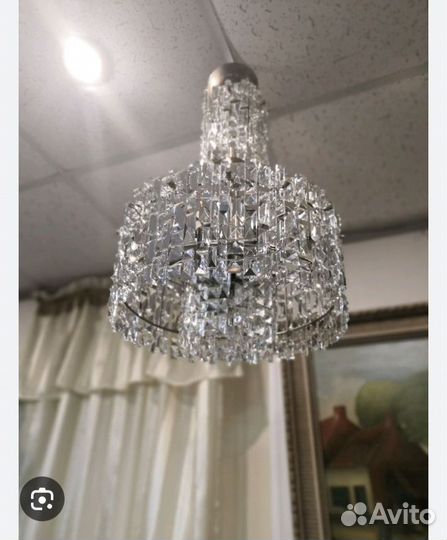 Люстра хрустальная чехия