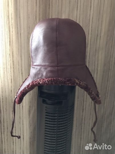 Шапка ушанка из натуральной овчины