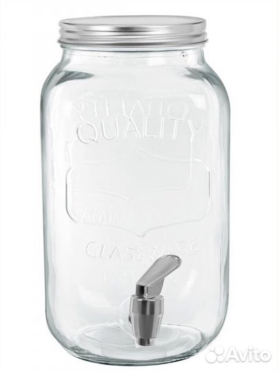 Банка с краном Лимонадник в стиле IKEA новый