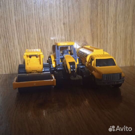 Металлические модельки строительной техники. 3шт