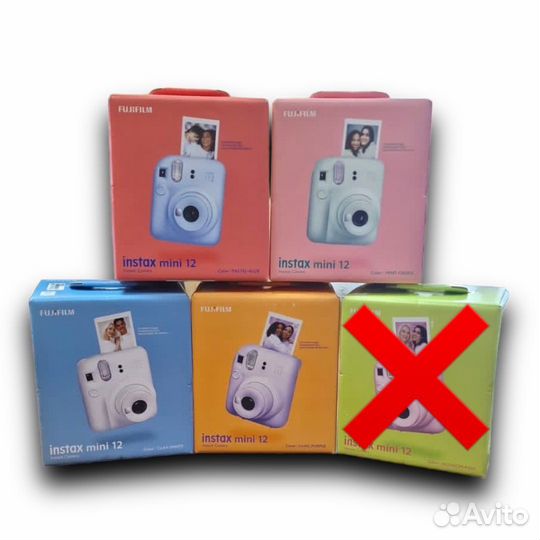 Фотоаппарат Instax mini 12 с моментальной печатью