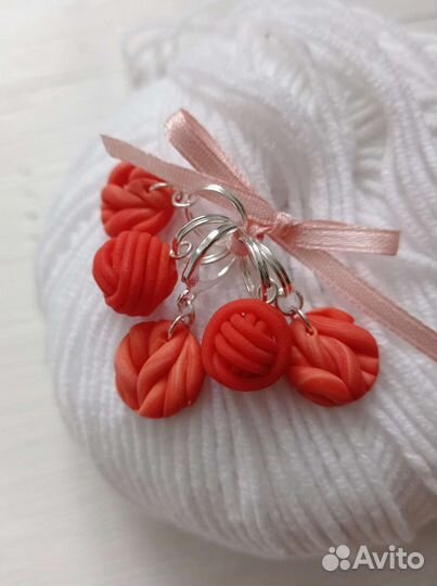 Маркеры для вязания клубочки