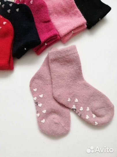 Новые теплые детские носки из ангоры
