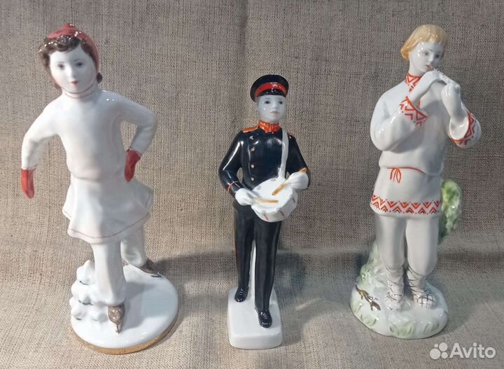 Редкие фарфоровые статуэтки лфз, СССР