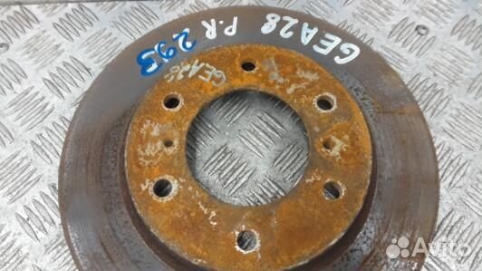 Диск тормозной передний mitsubishi L200 K4T (GEA28