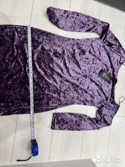 Бархатное платье