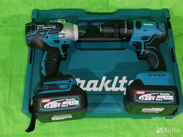 Гайковерт + шуруповерт makita 2в1