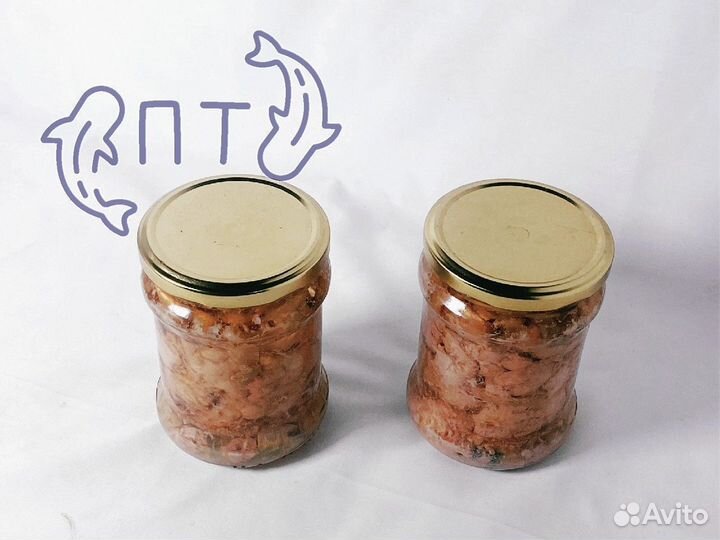 Печень трески в стекле