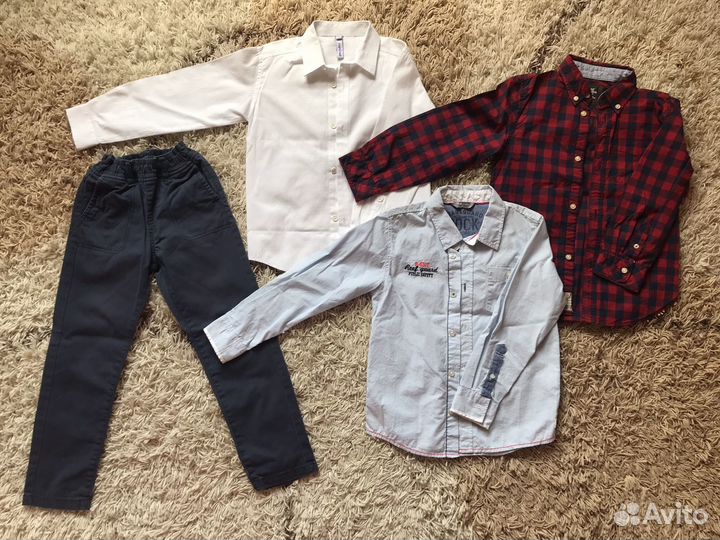 Рубашка и брюки р.116-122