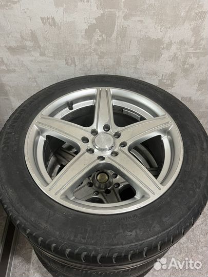 Продам диски с резиной r16 4*114.3
