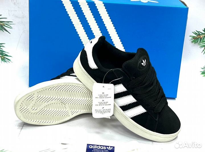 Кроссовки Adidas Campus 00s Black Люкс