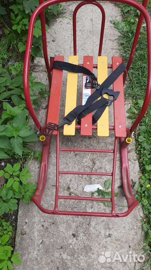 Детские санки с колесами