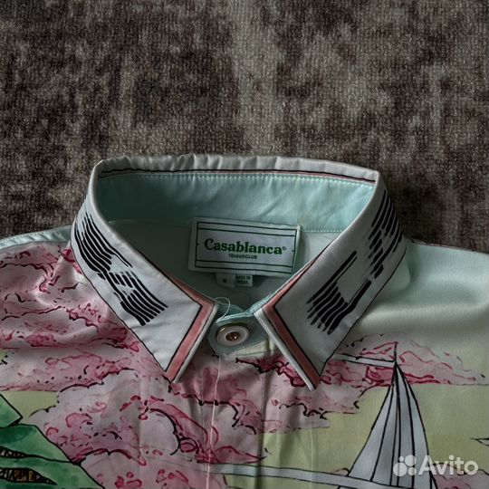 Рубашка casablanca Silk Art of Racing Shirt