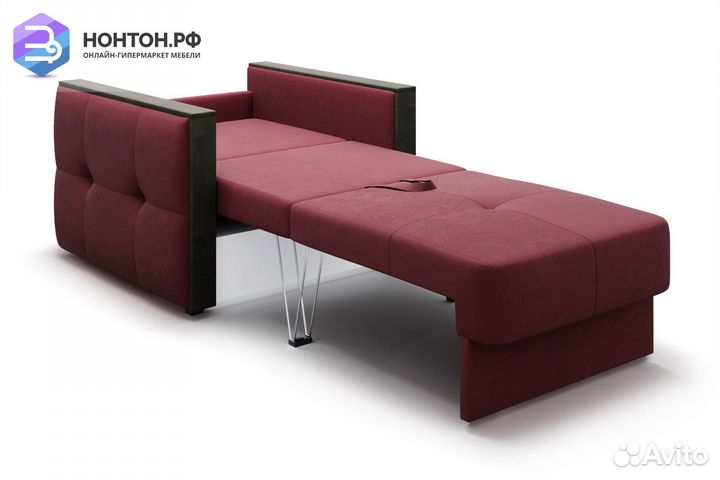 Кресло еврокнижка Инсайд бордовое