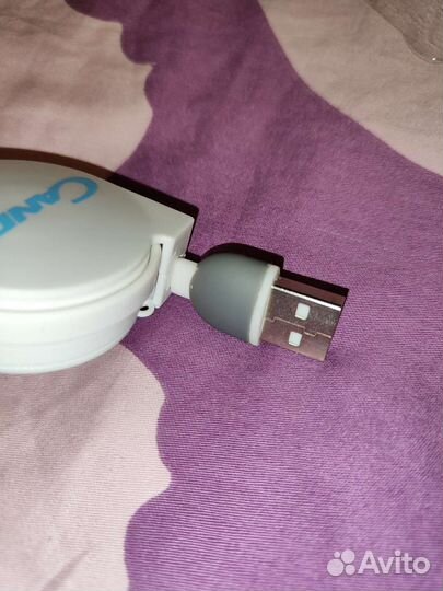 Кабель для зарядки Micro USB + Lightning Рулетка