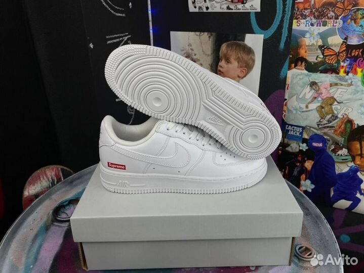 Кроссовки Nike Air Force x Supreme арт:9220251