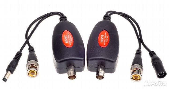 AHD трансмиттеры Видео + Питание по одному кабелю