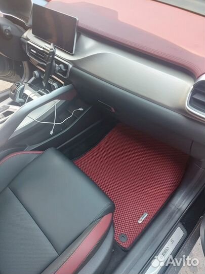 Ева коврики eva с бортами в автомобиль