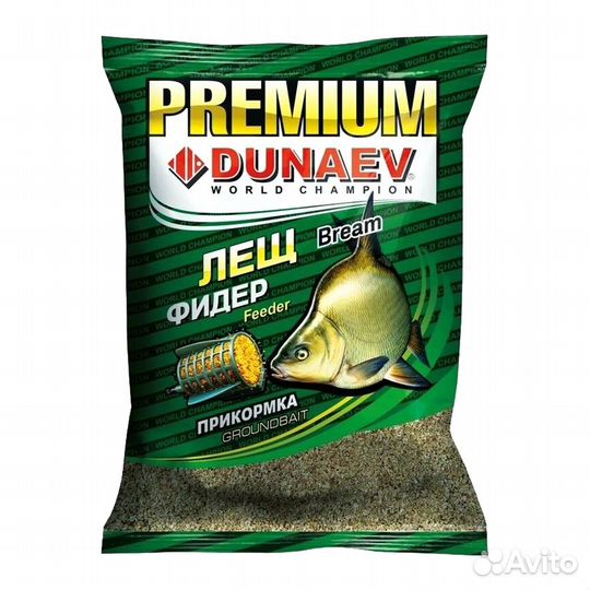 Прикормка dunaev Premium молотая на летнюю рыбалку