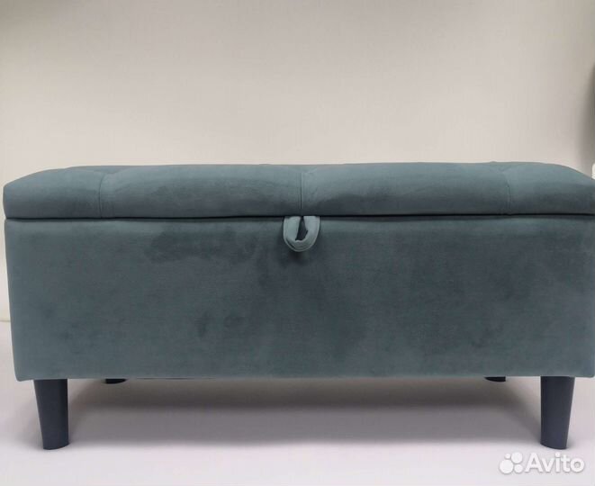 Банкетка пуфик в прихожую с ящиком 800х350х400мм