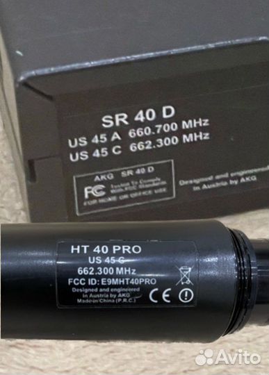 Радиосистемы AKG Dual и Flexx (цена за 3шт)